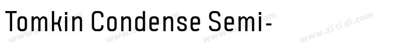 Tomkin Condense Semi字体转换